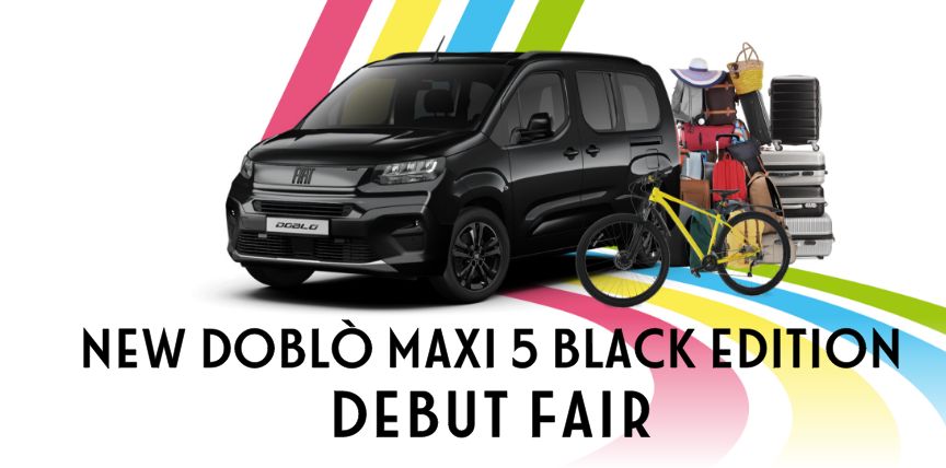 Doblò Maxi 5 Black Edition デビューフェア